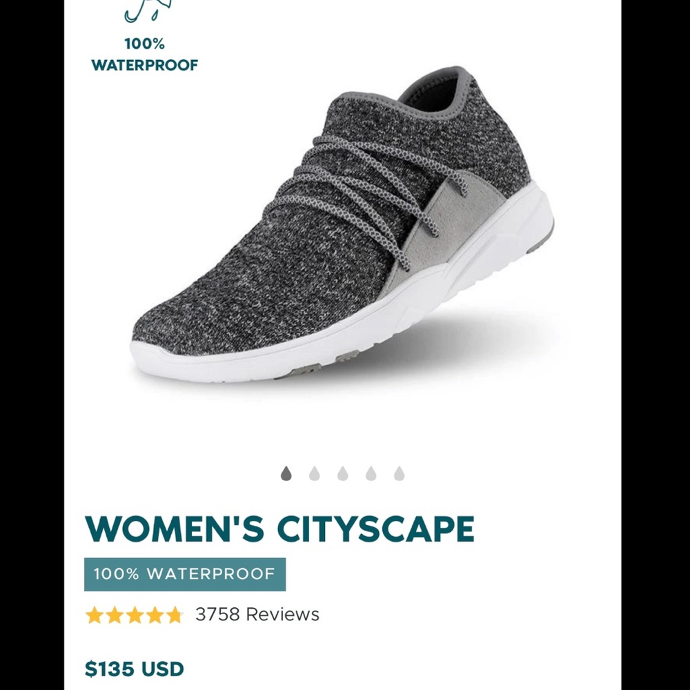 Vessi waterproof sneakers